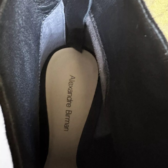 Alexandre Birman Black Suede Booties Zip Up 8.5 Boots - Picture 4 of 7